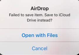 Why does AirDrop fail?