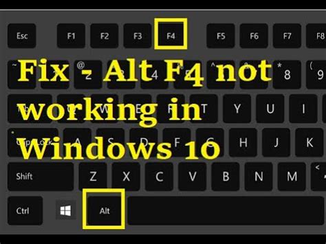 Why does Alt F4 close window?