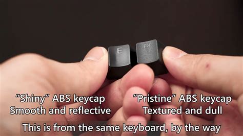 Why does Apple use ABS keycaps?