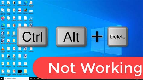 Why does Ctrl Alt not work?