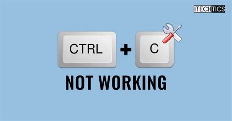 Why does Ctrl C stop working?
