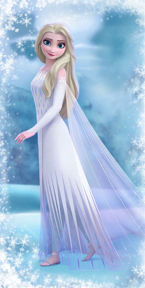 Why does Elsa have white hair?