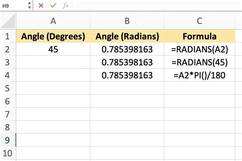Why does Excel use radians?