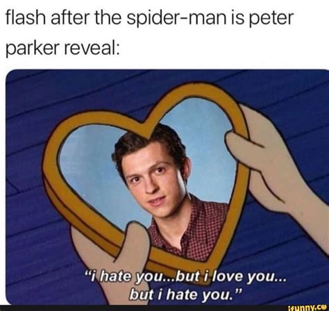 Why does Flash hate Peter Parker?