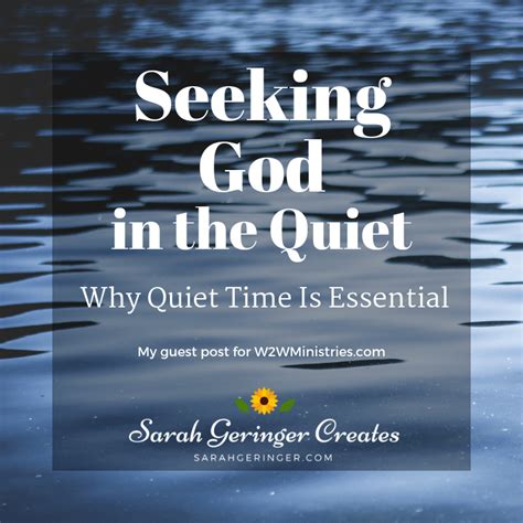 Why does God get quiet?
