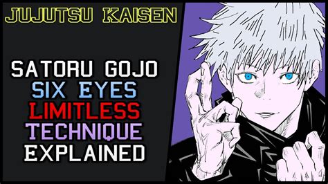 Why does Gojo need six eyes for limitless?