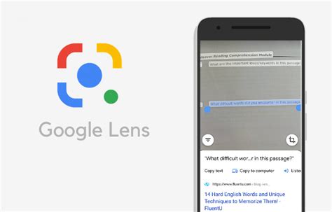 Why does Google Lens only search for words?