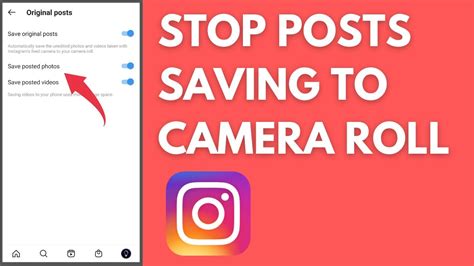 Why does Instagram add photos to my camera roll?