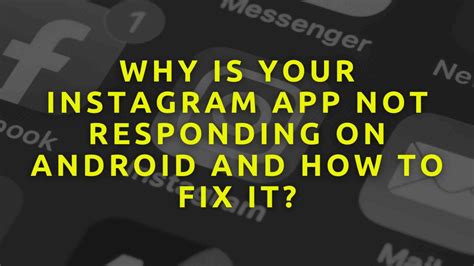 Why does Instagram not respond?