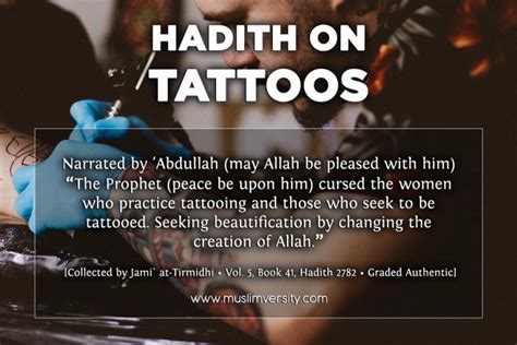 Why does Islam forbid tattoos?