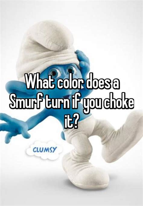 Why does J turn on Smurf?