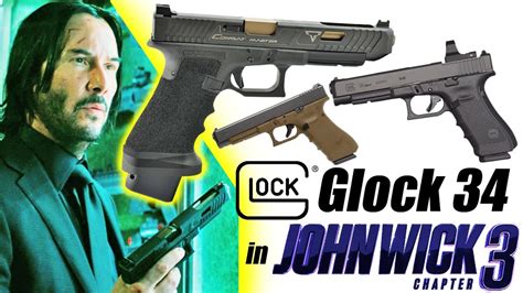 Why does John Wick use a Glock 34?
