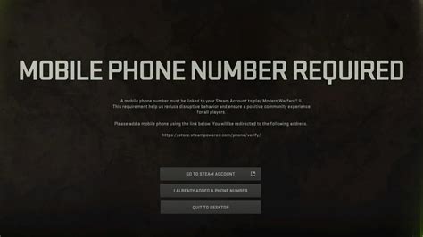 Why does MW2 want my phone number?