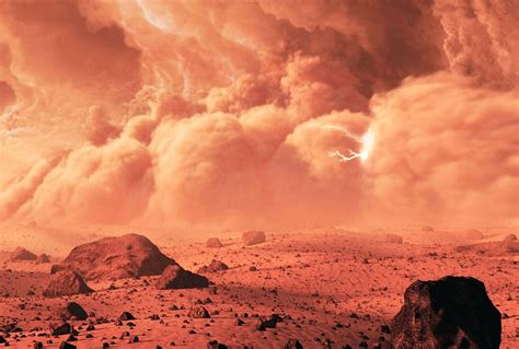 Why does Mars have dust?