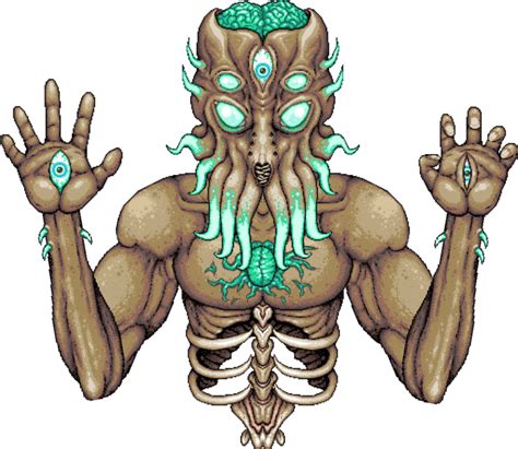 Why does Moon Lord look like Cthulhu?