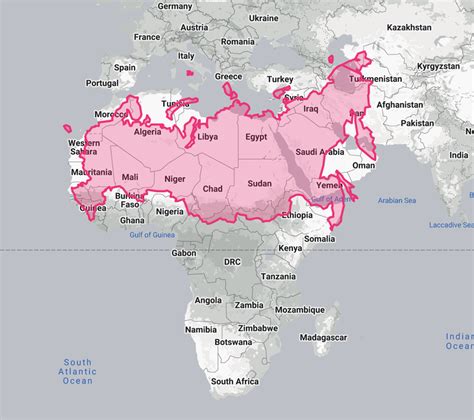Why does Russia look bigger than Africa on a map?