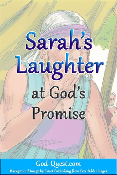 Why does Sarah laugh at God?