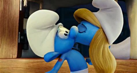 Why does Smurf kiss her boys?