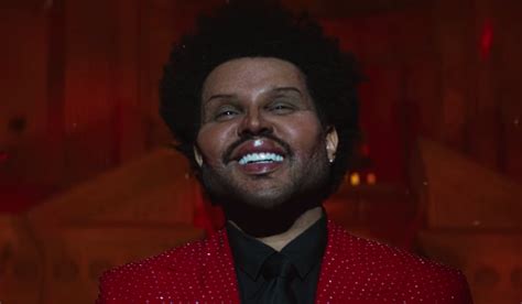 Why does The Weeknd wear a face?