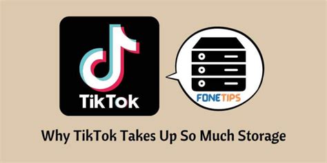 Why does TikTok take so much data storage?