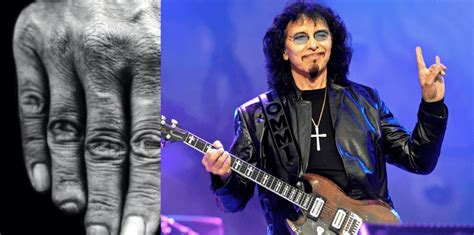 Why does Tony Iommi tape his fingers?