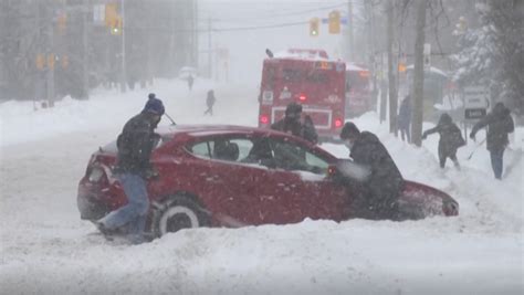 Why does Toronto get less snow?