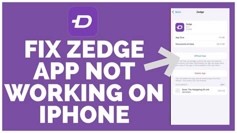 Why does Zedge not work on iPhone?