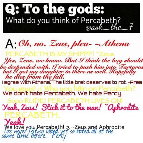 Why does Zeus hate Percy?