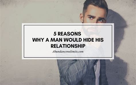 Why does a man hide things from his wife?