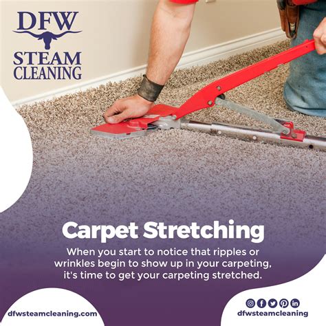 Why does carpet stretch after cleaning?