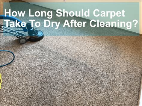 Why does carpet take so long to dry?