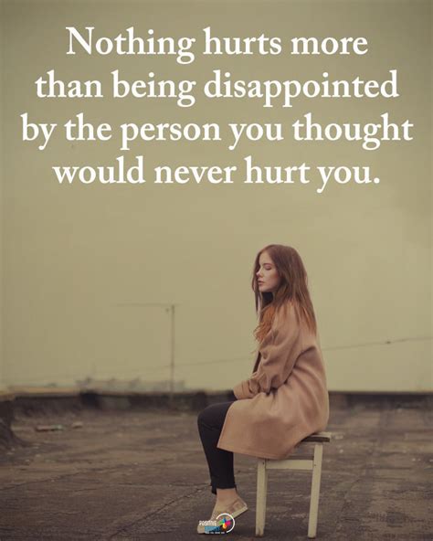 Why does disappointment hurt more?