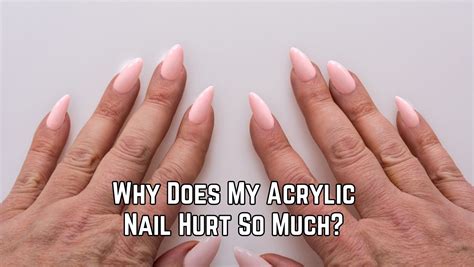 Why does hitting your nail hurt so much?