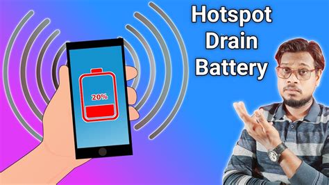 Why does hotspot drain battery so fast?