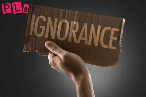 Why does ignorance hurt?