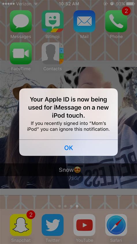 Why does it say my Apple ID is being used somewhere else?