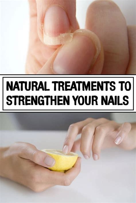 Why does lemon strengthen nails?