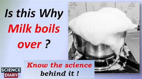 Why does milk boil but not water?