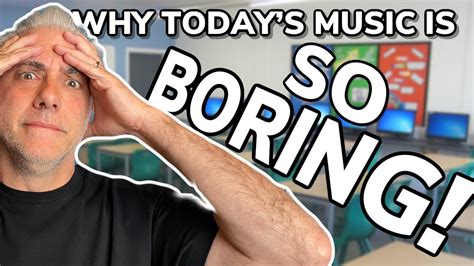 Why does music sound boring now?
