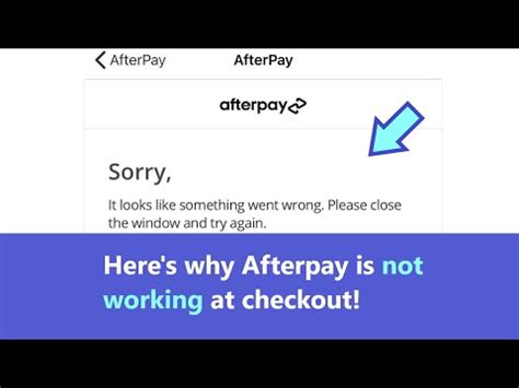 Why does my Afterpay keep declining?