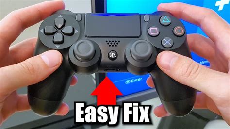 Why does my PS4 controller blink once then turn off?