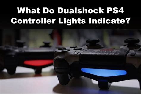 Why does my PS4 controller light turn red?