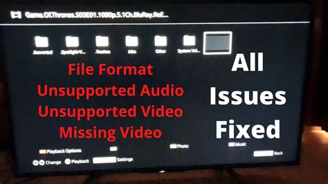 Why does my USB say unsupported file?