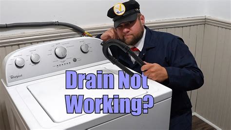 Why does my Whirlpool washer stop mid cycle and won t drain?