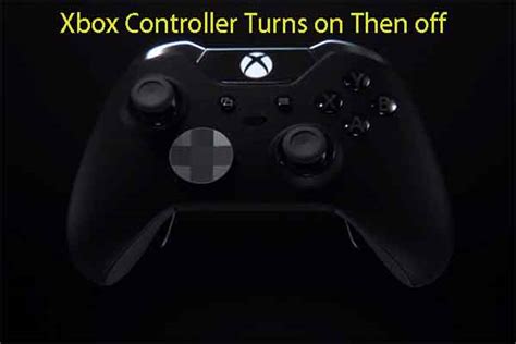 Why does my Xbox controller only turn on for a second?