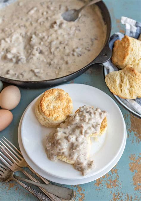 Why does my biscuits and gravy taste like flour?