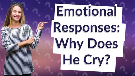 Why does my boyfriend cry when we argue?