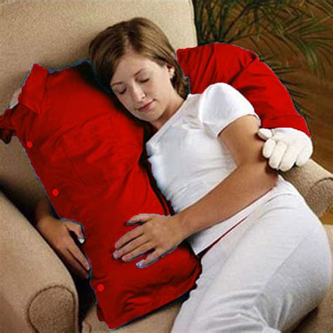 Why does my boyfriend cuddle pillows?