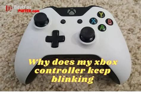 Why does my controller blink once then turn off?