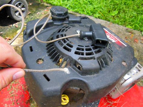 Why does my electric lawnmower cut out after starting?